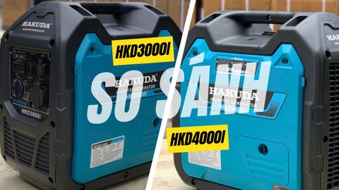 So sánh chi tiết: Máy Phát Điện Inverter Hakuda 3KW và 4KW - Chọn công suất nào phù hợp với bạn?