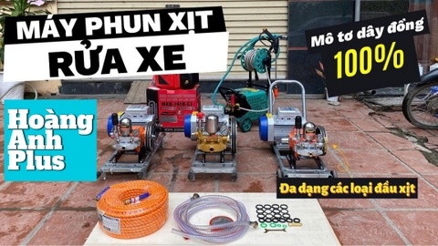 Tìm Hiểu Máy Rửa Xe Dây Đai Hoàng Anh Có Gì Đặc Biệt