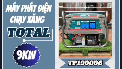 Máy Phát Điện Chạy Xăng Total 9KW TP190006 - Công Suất Lớn Đáp Ứng Đủ Nhu Cầu