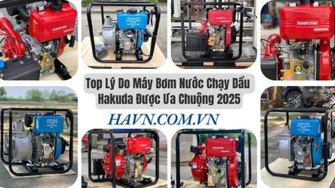 Top Lý Do Khiến Máy Bơm Nước Chạy Dầu Cao Áp Hakuda Được Ưa Chuộng 2025