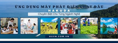 Ứng Dụng Máy Phát Điện Chạy Dầu Hakuda Chuyên Biệt Cho Từng Ngành Nghề