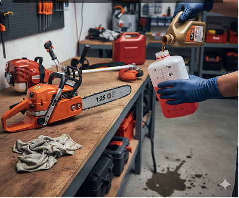 Tỷ Lệ Pha Nhớt Máy 2 Thì: Hướng Dẫn Chi Tiết Cho Máy Cắt Cỏ và Cưa Xích