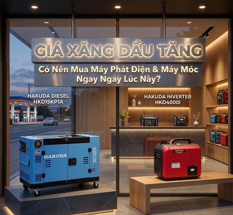 Giá Xăng Dầu Tăng – Có Nên Mua Máy Phát Điện Ngay Lúc Này?