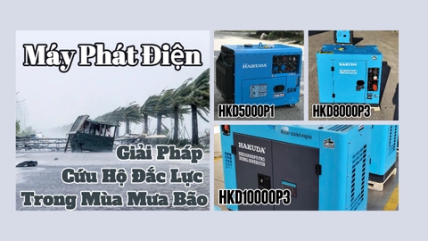 Máy Phát Điện: Giải Pháp Cứu Hộ Đắc Lực Trong Mùa Mưa Bão