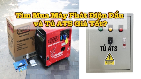 Tìm Mua Máy Phát Điện Dầu và Tủ ATS Giá Tốt?