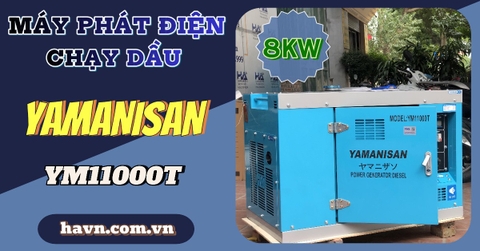 Máy Phát Điện Chạy Dầu 8KW Yamanisan YM11000T - Chất Lượng Cao, Bền Bỉ Với Thời Gian