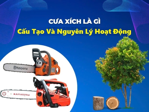 Tìm Hiểu Về Cấu Tạo Và Nguyên Lý Hoạt Động Của Máy Cưa Xích