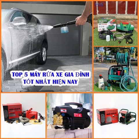 Top 5 Máy Rửa Xe Gia Đình Tốt Nhất Hiện Nay