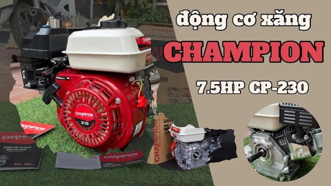 Tìm Hiểu Về Động Cơ Xăng Champion 7.5HP CP-230