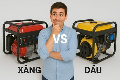 So Sánh Máy Phát Điện Chạy Dầu Và Chạy Xăng – Nên Chọn Loại Nào?