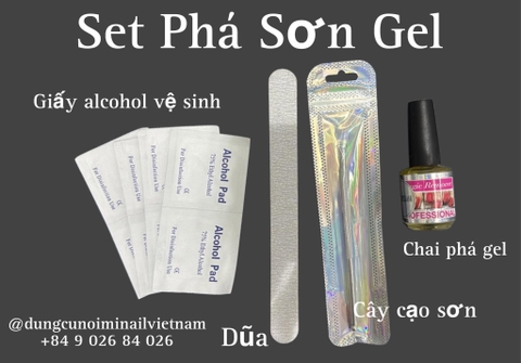 Set phá sơn gel tiện dụng và dưỡng móng O.P.I