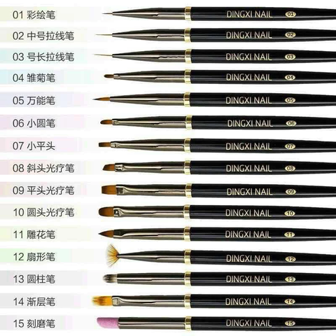 Cọ Nail các loại, nhiều mẫu