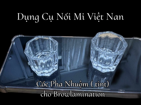 Cốc pha nhuộm Tint cho Browlamination - Định hình chân mày