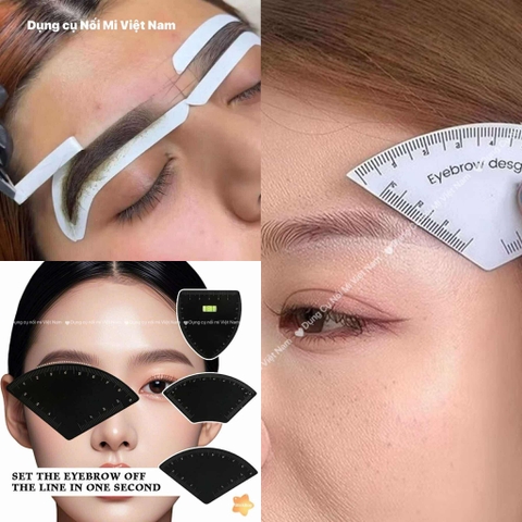 Các loại khung, thước hổ trợ vẽ lông mày Browlamination, ép chân màu, microlading