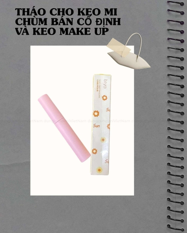 Tháo chuyên dụng cho keo Makeup hoặc keo Mi Chùm bán cố định