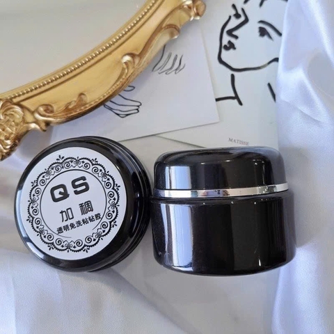Gel vẽ nổi thủy tinh QS 20ml độ bám tốt, trong suốt, tạo hiệu ứng nổi 3D trang trí móng