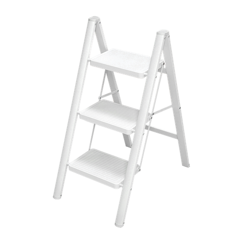 Thang ghế gấp gọn thông minh 3 bậc Fujihome SL103W (white )