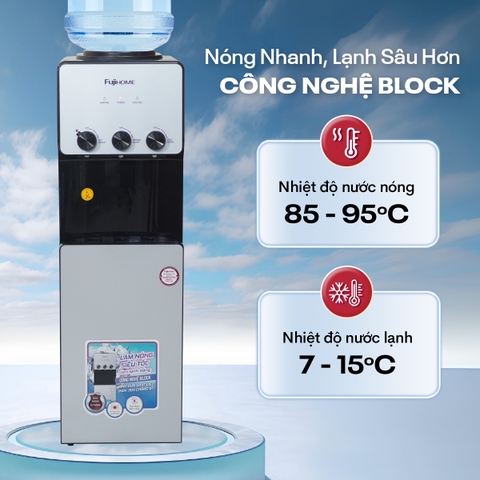 Cây nước nóng lạnh cao cấp Fujihome WD677C