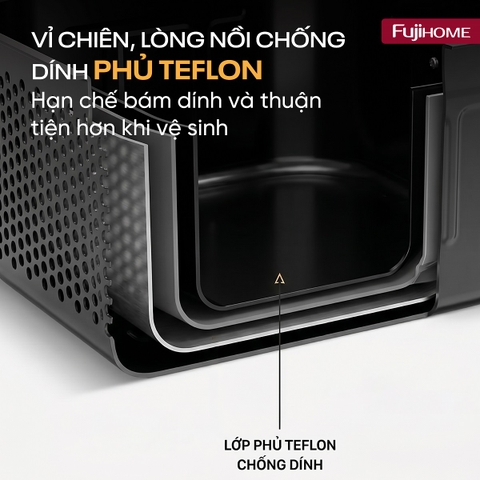 Nồi chiên không dầu Fujihome A10DG-DUAL