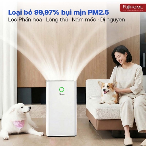 Máy lọc không khí Fujihome AP5PRO kết nối Wifi thông minh