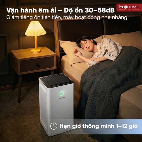 Máy lọc không khí Fujihome AP5PRO kết nối Wifi thông minh