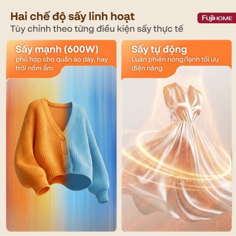 Máy sấy quần áo Fujihome FCD16