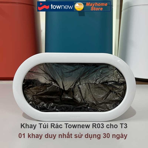 Khay Túi Rác Xiaomi Townew T3 Túi Liền Dài 9m Có thể đóng túi 25 đến 30 lần bảo vệ môi trường