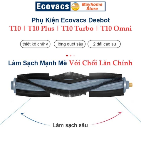 Phụ kiện Robot Ecovacs Deebot T10, T10 Plus, T10 Turbo, T10 Omni, Phụ Kiện Robot Hút Bụi Lau Nhà Ecovacs Deebot