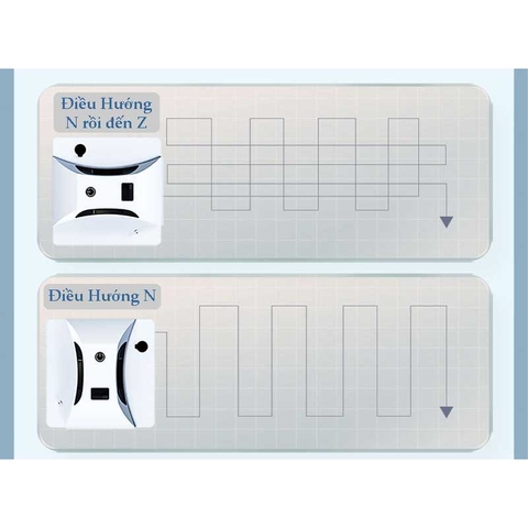 Robot Lau Kính Tự Động Phun Nước Siêu Âm iLOBOT HCR 05A Lau Kính Có Khung & Không Có Khung Với UPS Chống Rơi 20 Phút