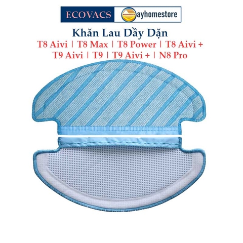 Phụ kiện Robot Ecovacs Deebot T8 | T9 | N8 Pro | Khăn Lau | Chổi Cạnh | Bộ Lọc Hepa | Chổi Lăn Chính | Túi Đựng Bụi /