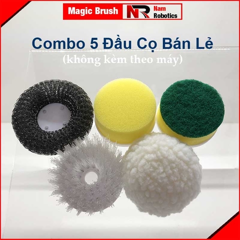 Máy Cọ Rửa Cầm Tay Đa Năng Magic Brush Pin Sạc 1500 mAh, Bàn Chải Vệ Sinh Nhà Bếp Không Dây Chống Nước Tiêu Chuẩn IPX6