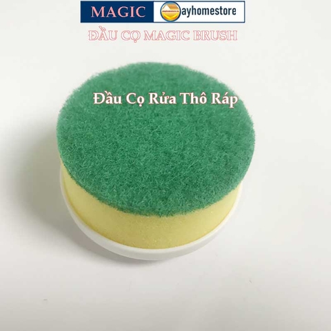 Phụ Kiện Đầu Cọ Cho Máy cọ rửa điện đa năng chống nước sạc USB Magic Brush Pin 1500 mAh thời gian làm việc 4h liên tục