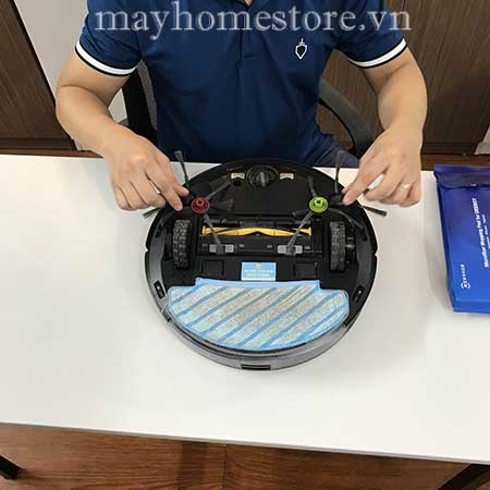 Bộ đôi chổi cạnh chổi gom Robot hút bụi lau nhà Ecovacs T8 Max| T8 Aivi| T8 Power| T8 Aivi Plus