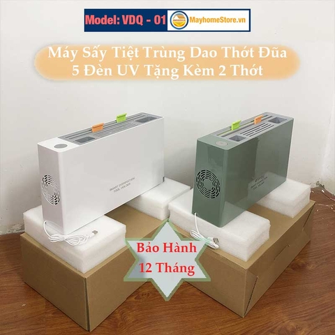 Máy Sấy Tiệt Trùng Dao Thớt Đũa [Kèm 2 Thớt] Khử Khuẩn Với 5 Đèn TIA UV SANSUI An Toàn, Đẹp Tiện Lợi Cho Bếp Gia Đình