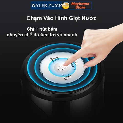 Máy Bơm Rót Nước Uống Đóng Chai Thông Minh Có Cổng Sạc USB Tiện Dụng, Chất Liệu Ống inox 304, Silicon An Toàn Sức Khỏe