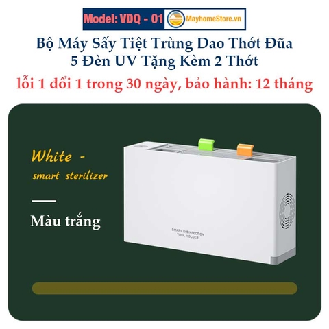 Máy Sấy Tiệt Trùng Dao Thớt Đũa [Kèm 2 Thớt] Khử Khuẩn Với 5 Đèn TIA UV SANSUI An Toàn, Đẹp Tiện Lợi Cho Bếp Gia Đình