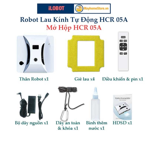 Khăn Lau Kính Cho Robot iLOBOT Vuông Model HCR 05A & HCR 03 (giống y hệt khăn lau theo máy)