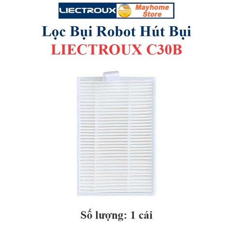 Phụ kiện robot hút bụi Liectroux C30B, Chổi lăn, chổi cạnh, lọc bụi, khăn lau Liectroux C30B