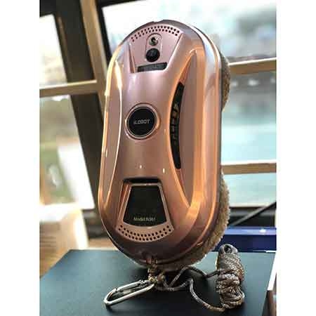 Robot lau kính tự động iLOBOT N361 (HCR 02) chống rơi 20 phút khi mất điện màu trắng với 10 khăn lau thay thế