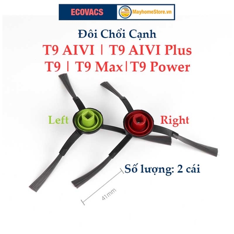 Phụ kiện Robot Ecovacs Deebot T9 AIVI | T9 Max | T9 Power | Khăn Lau | Đôi Chổi Cạnh | Bộ Lọc Hepa | Chổi Lăn Chính /