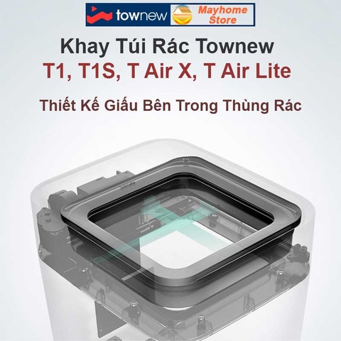Khay Túi Rác Xiaomi Townew T1, T1S, T Air X, T Air Lite Túi Liền Dài 11m Có thể đóng túi 25 đến 30 lần bảo vệ môi trường