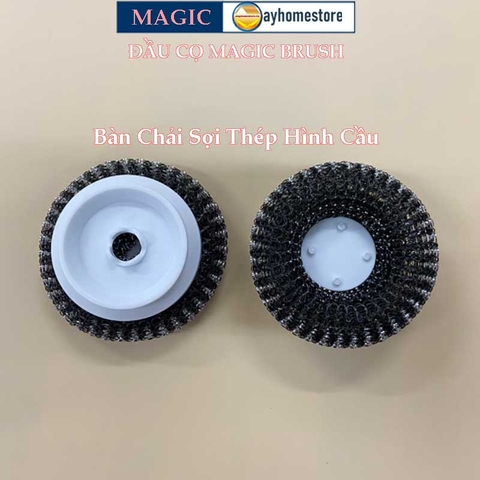 Phụ Kiện Đầu Cọ Cho Máy cọ rửa điện đa năng chống nước sạc USB Magic Brush Pin 1500 mAh thời gian làm việc 4h liên tục