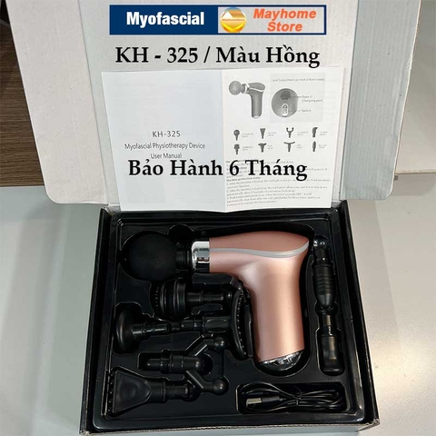 Máy Massage Myofascial Trị Nhức Mỏi Cơ Thể, Súng Massage Vật Lý Trị Liệu Fascial 8 Đầu Massage Compact Power KH 325