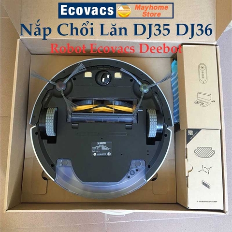 Nắp Chổi Lăn Ecovacs Deebot DJ35 DJ36, Phụ Kiện Nắp Chổi Cuộn Robot DJ35 DJ36, Phụ Kiện Thay Thế Ecovacs Deebot