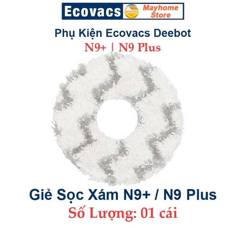Phụ kiện Robot Ecovacs Deebot N9+, N9 Plus, Chổi Lăn | Chổi Cạnh | Bộ Lọc | Giẻ Lau | Tấm Dán Đế Khăn N9 Plus (N9+)