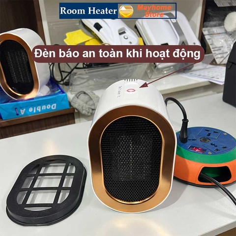 Máy sưởi Để Bàn 1200W, Quạt sưởi ấm mùa đông 220V tiết kiệm năng lượng, tiếng ồn thấp dành cho gia đình, văn phòng