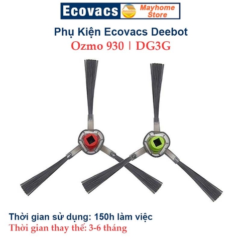 Phụ Kiện Robot Ecovacs Deebot Ozmo930 / DG3G Khăn Lau | Chổi Lăn Chính | Chổi Cuộn | Đôi Chổi Cạnh | Bộ Lọc Hepa///