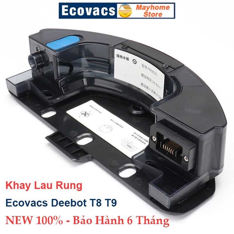 Phụ Kiện Khay Lau Rung Ozmo Pro 2.0 & Khay Lau Kéo Cho Robot Hút Bụi Lau Nhà Ecovacs Deebot T8 T9 AIVI, Max, Power, Plus