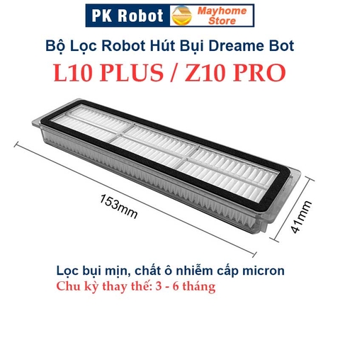 Phụ Kiện Robot Hút Bụi Dreame Bot L10 PLUS, Z10 PRO. Phụ Kiện Robot Hút Bụi Lau Nhà Xiaomi Dreame Bot.