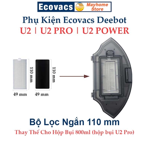 Phụ Kiện Robot Ecovacs Deebot U2 Pro | U2 Power | U2